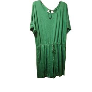 Rebdolls Romper Women's 5x Green/ Gray